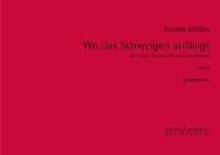 Wo das Schweigen anfangt